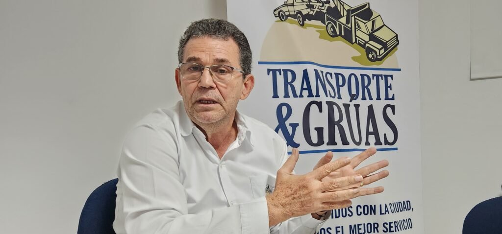 Eduardo Varela, gerente de Transportes y Grúas.
