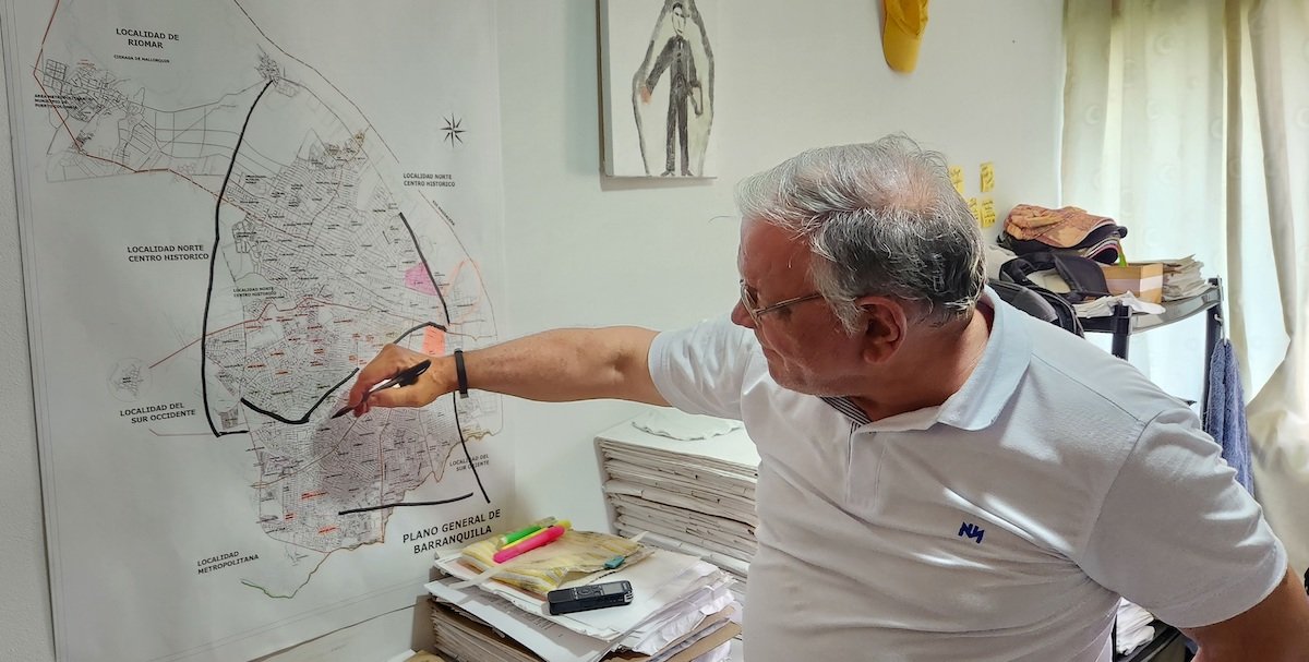 El mapa de los corredores de las muertes en Barranquilla