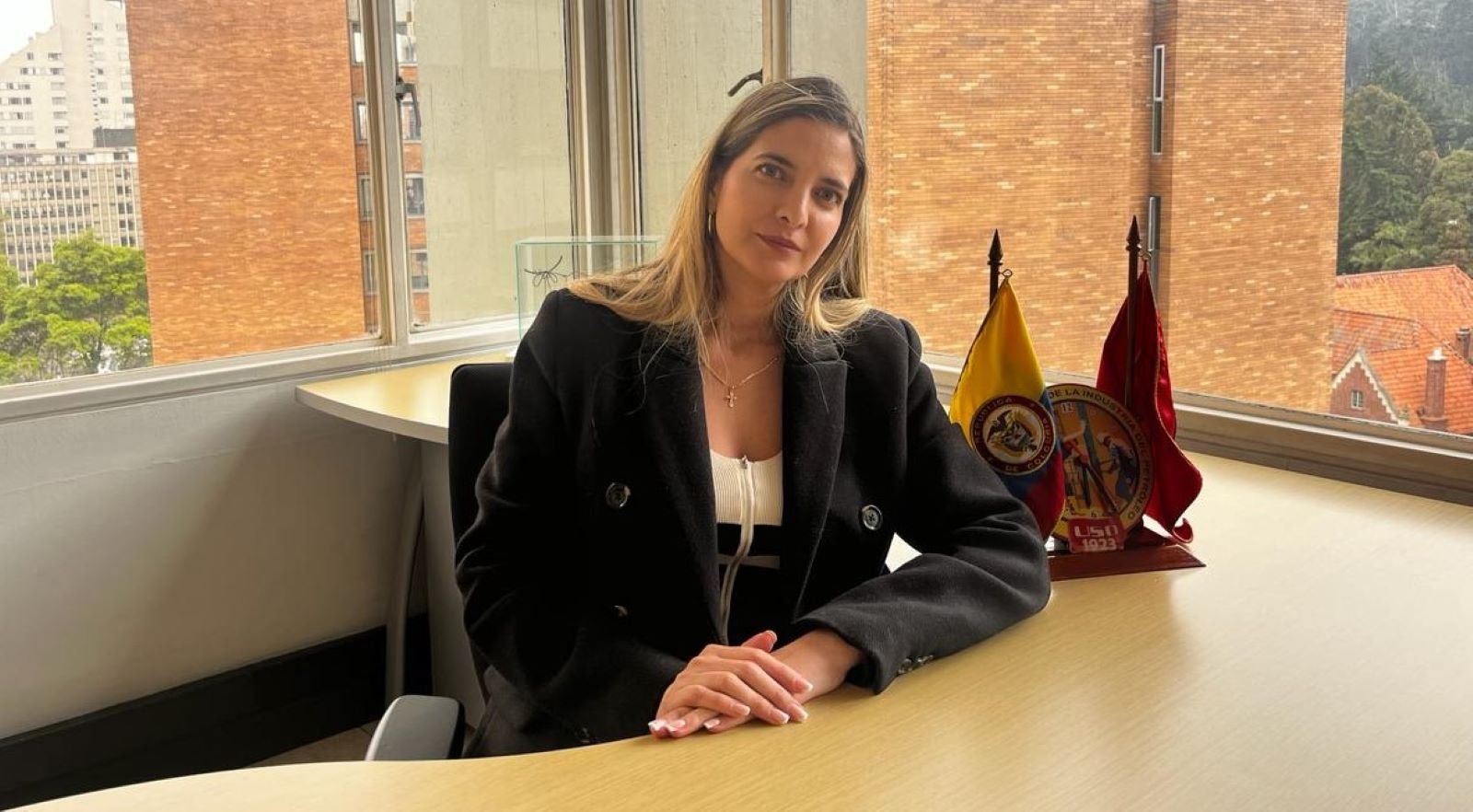 Gisella Borja, presidenta de Sintraunicaribe.