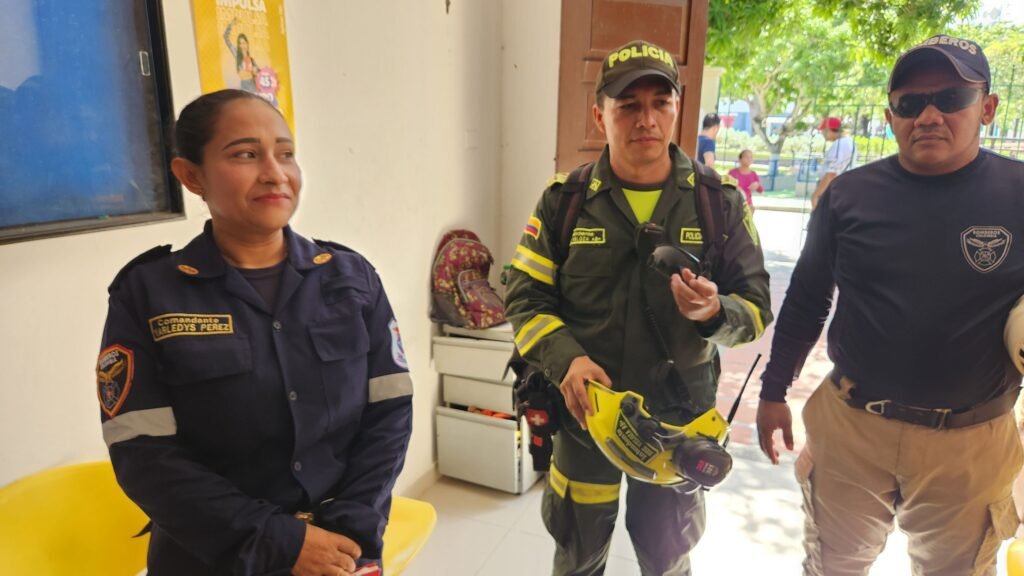 Yarledys Pérez Ochoa, comandante de los Bomberos Voluntarios.