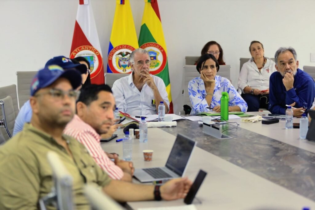 La ministra Susana Muhamad durante la reunión del 3 de agosto.