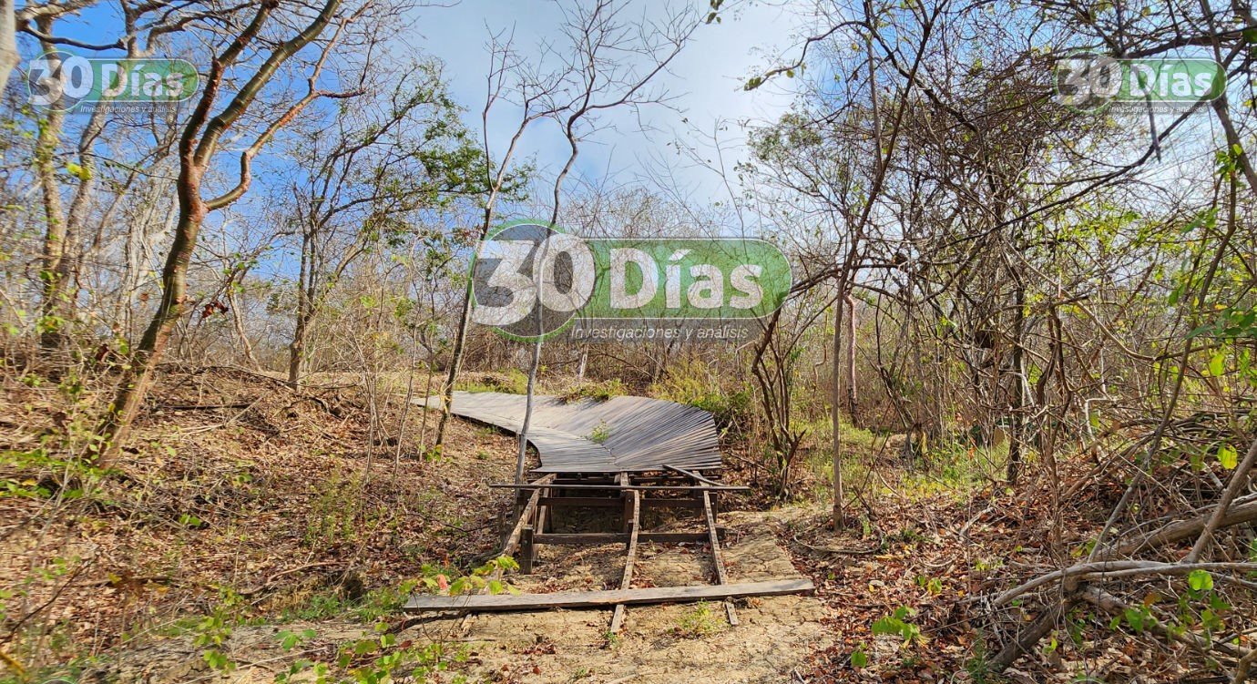 Destrozada está la rampa por la que caminó Pumarejo: las obras iban en el 84%.