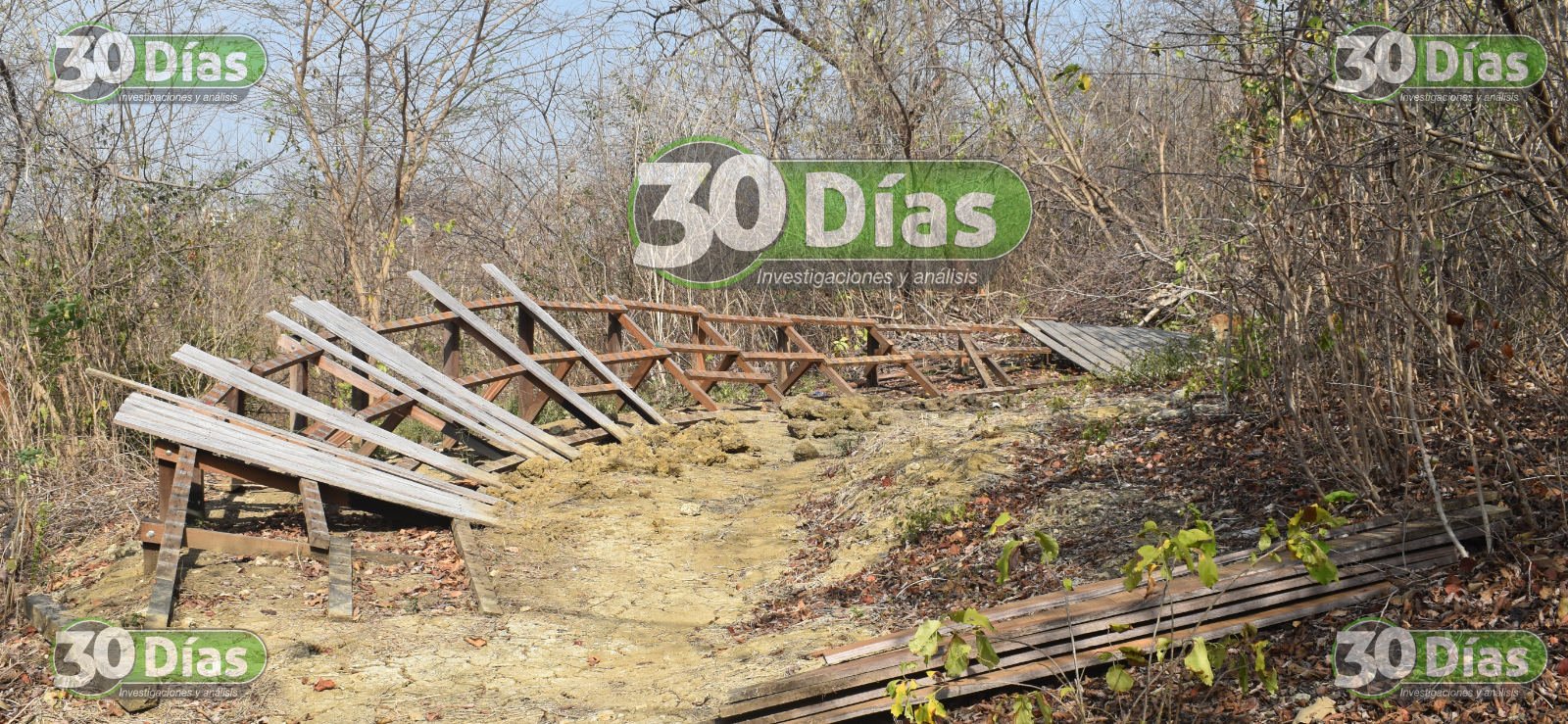 Pista de Ciclomontañismo: sin inaugurar, parte de lo construido ya está destrozado