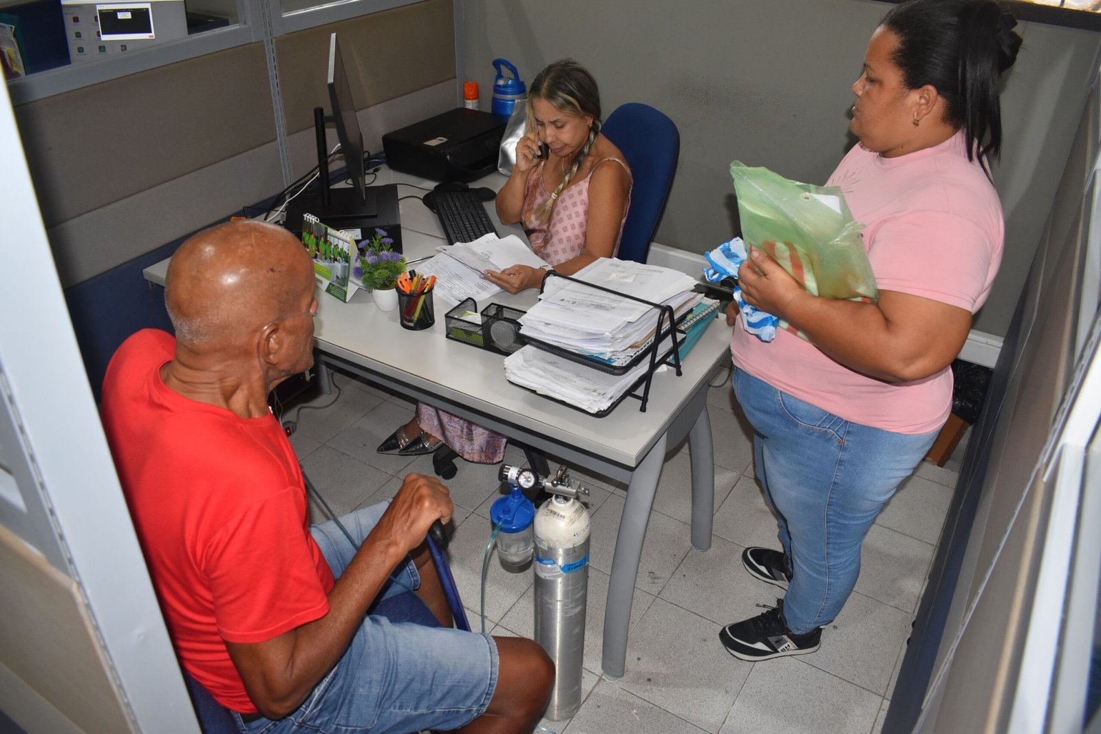 Ángel María Álvarez fue a buscar ayuda para que la EPS Cajacopi lo atienda.