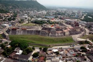 Castillo de San Felipe en Cartagena.