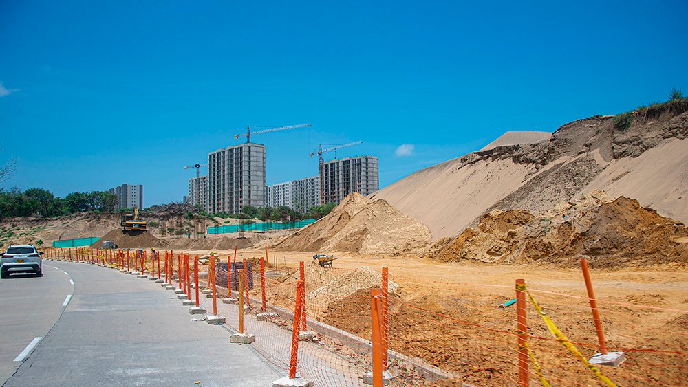 En Puerto Colombia, contiguo al norte de Barranquilla, destruyen bosques por edificios.