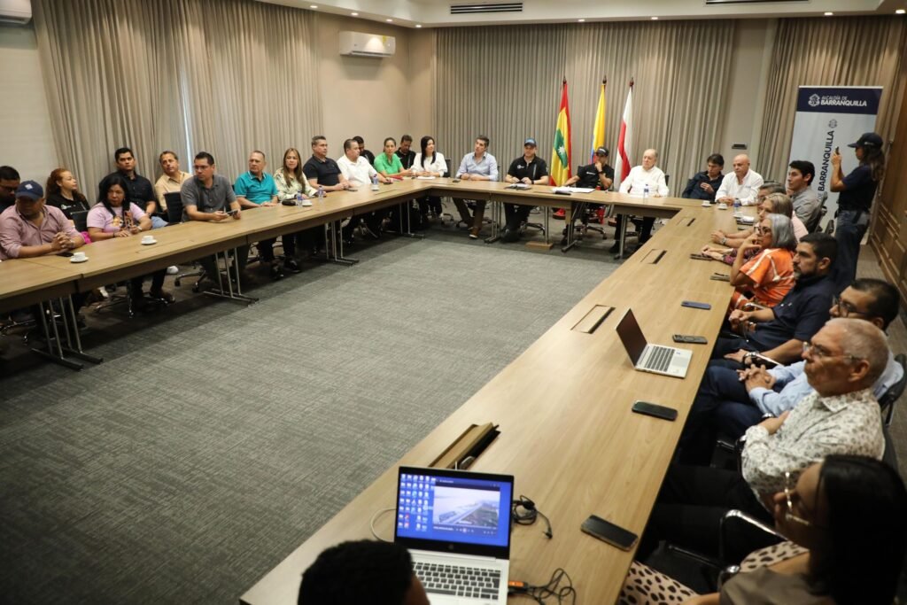 Reunión de trabajo conjunta con los transportadores del sistema colectivo.