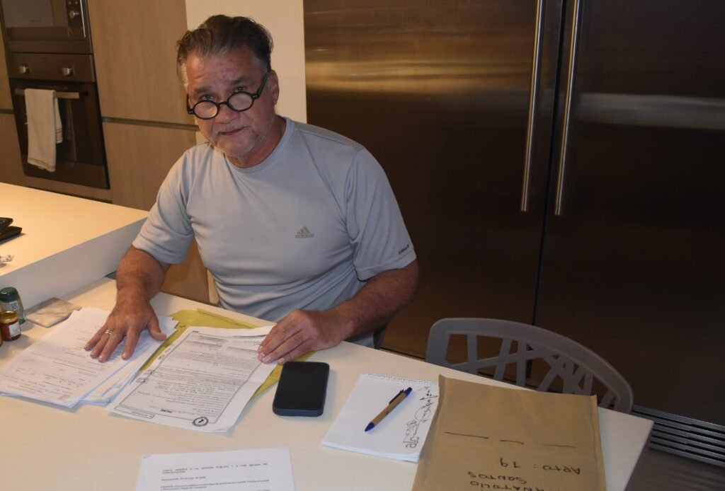 Anatolio Santos Olaya, denunciante del millonario préstamo.